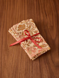 Lot de 4 serviettes de table imprimées – caramel, caramel – vue 1