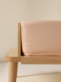 Drap-housse en satin de coton – nude, nude – vue 1