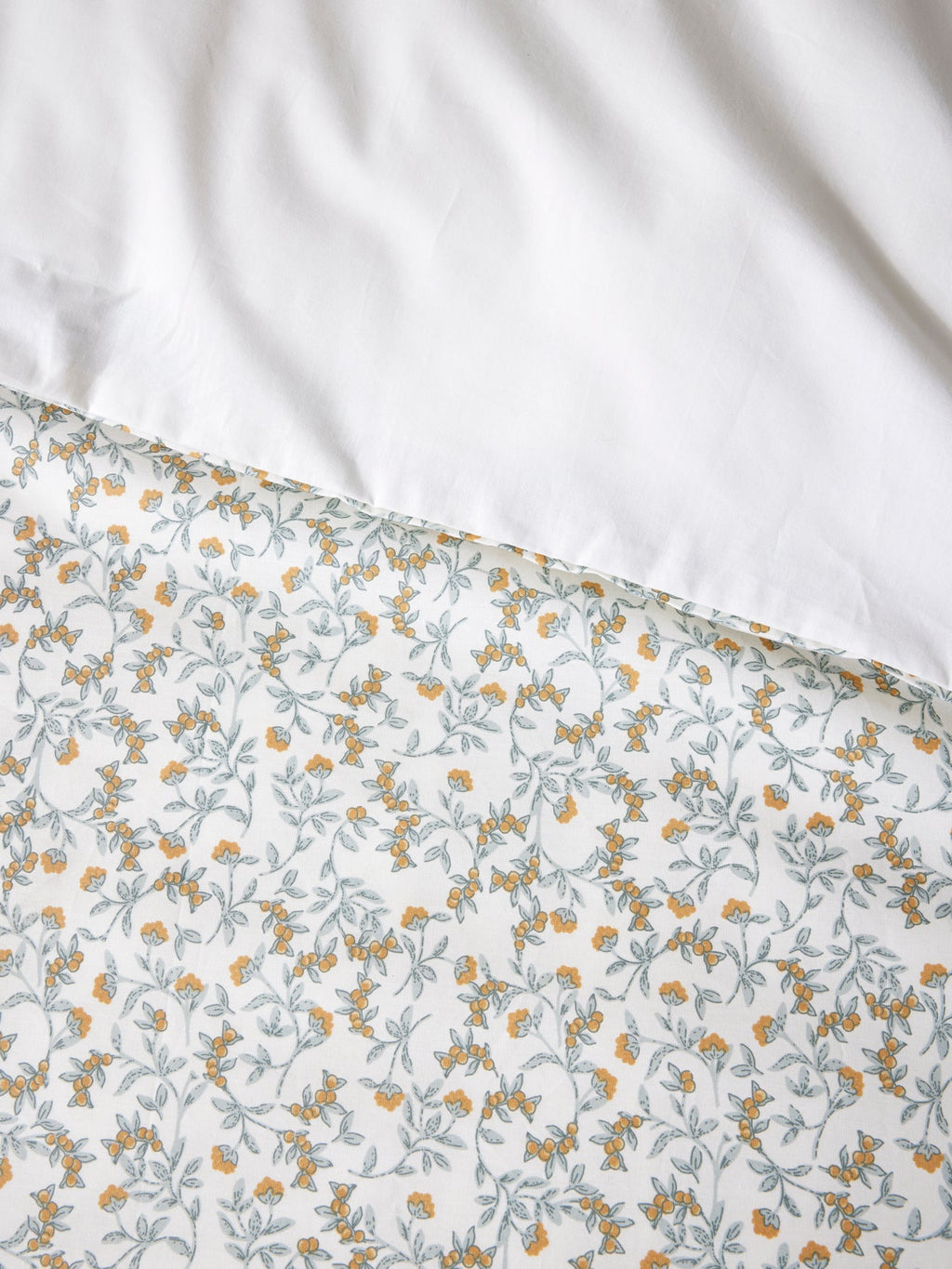Housse de couette en percale de coton à motif végétal, multicolore – vue 2