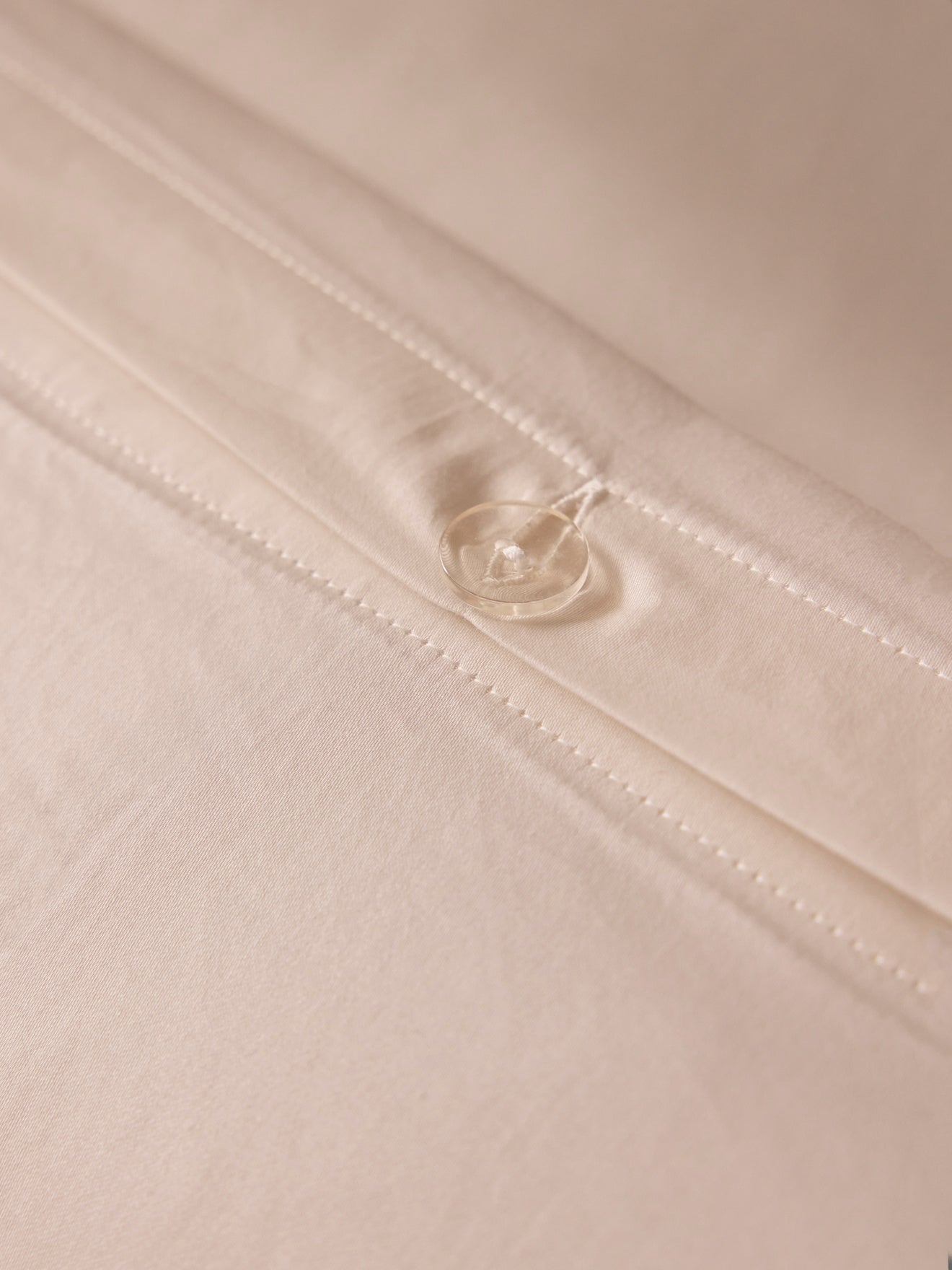 Housse de couette en satin de coton à bordure – écru et bordeaux, écru et bordeaux – vue 4
