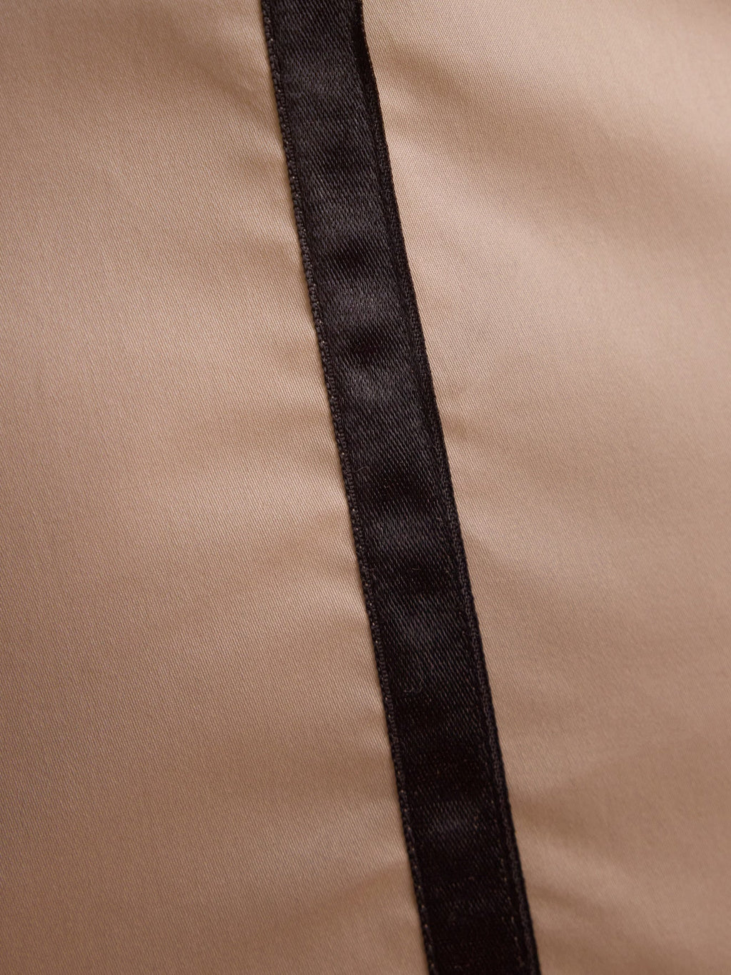 Housse de couette en satin de coton à bordure – grège et noir, grège et noir – vue 4