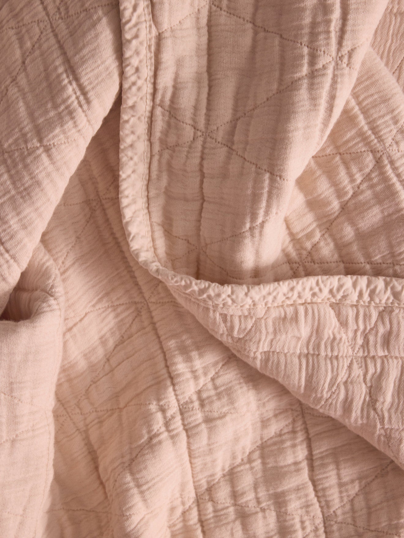 Couvre-lit en coton piqué – nude, nude – vue 2