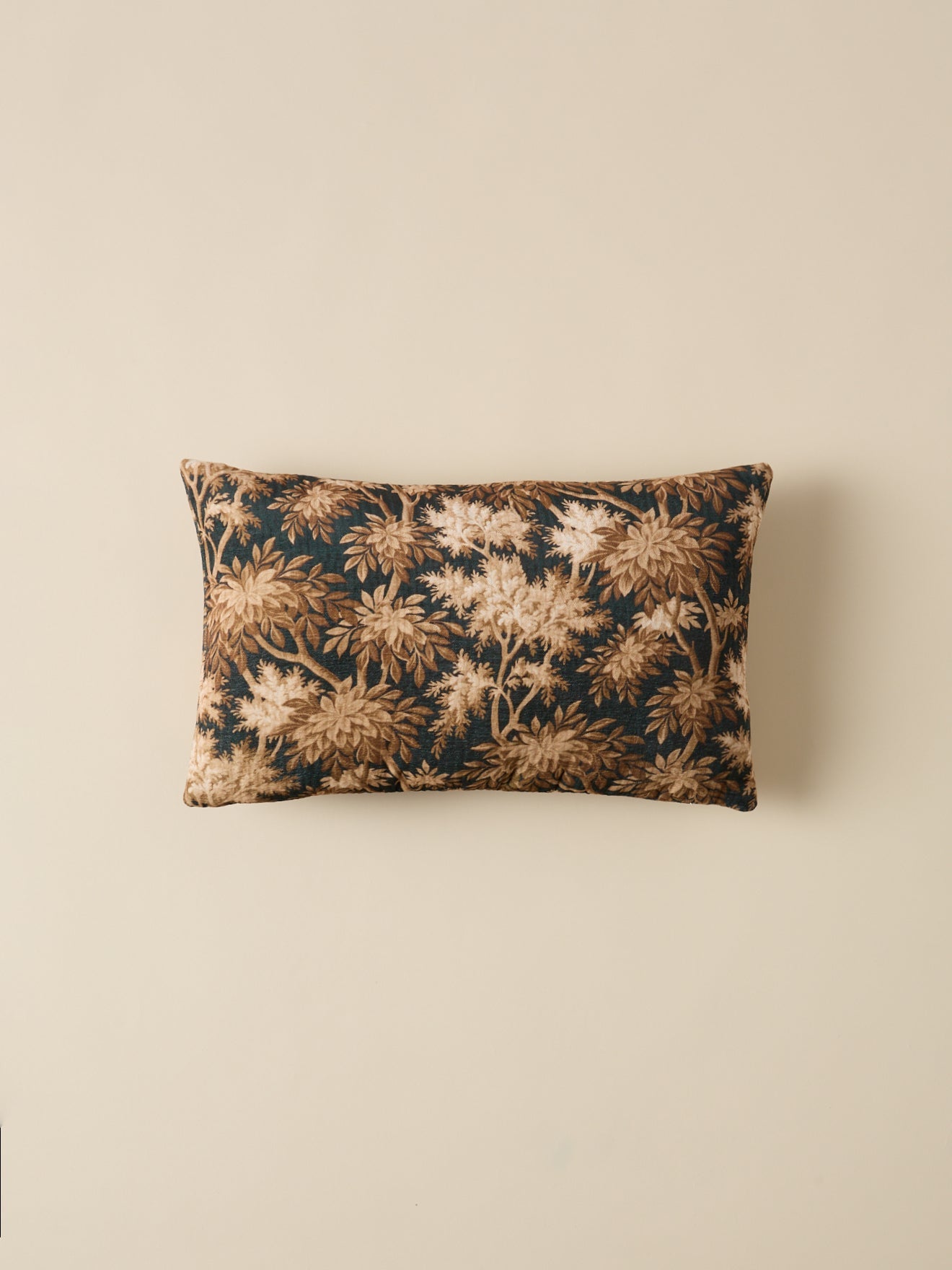 Housse de coussin imprimée en coton – 30 × 50 cm, motif floral – vue 4