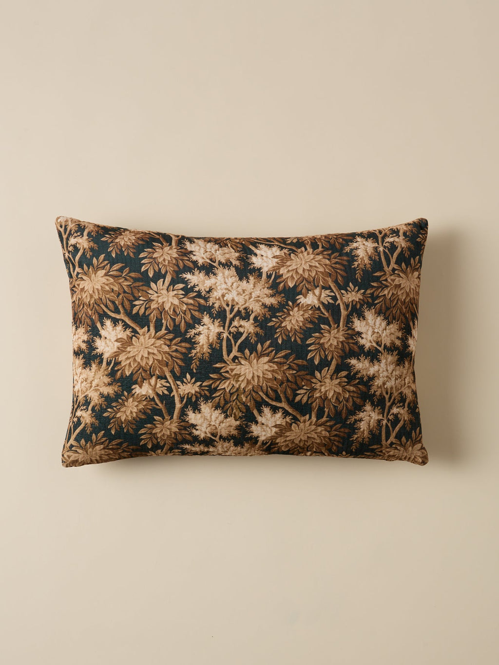 Housse de coussin imprimée en coton – 30 × 50 cm, motif floral – vue 6