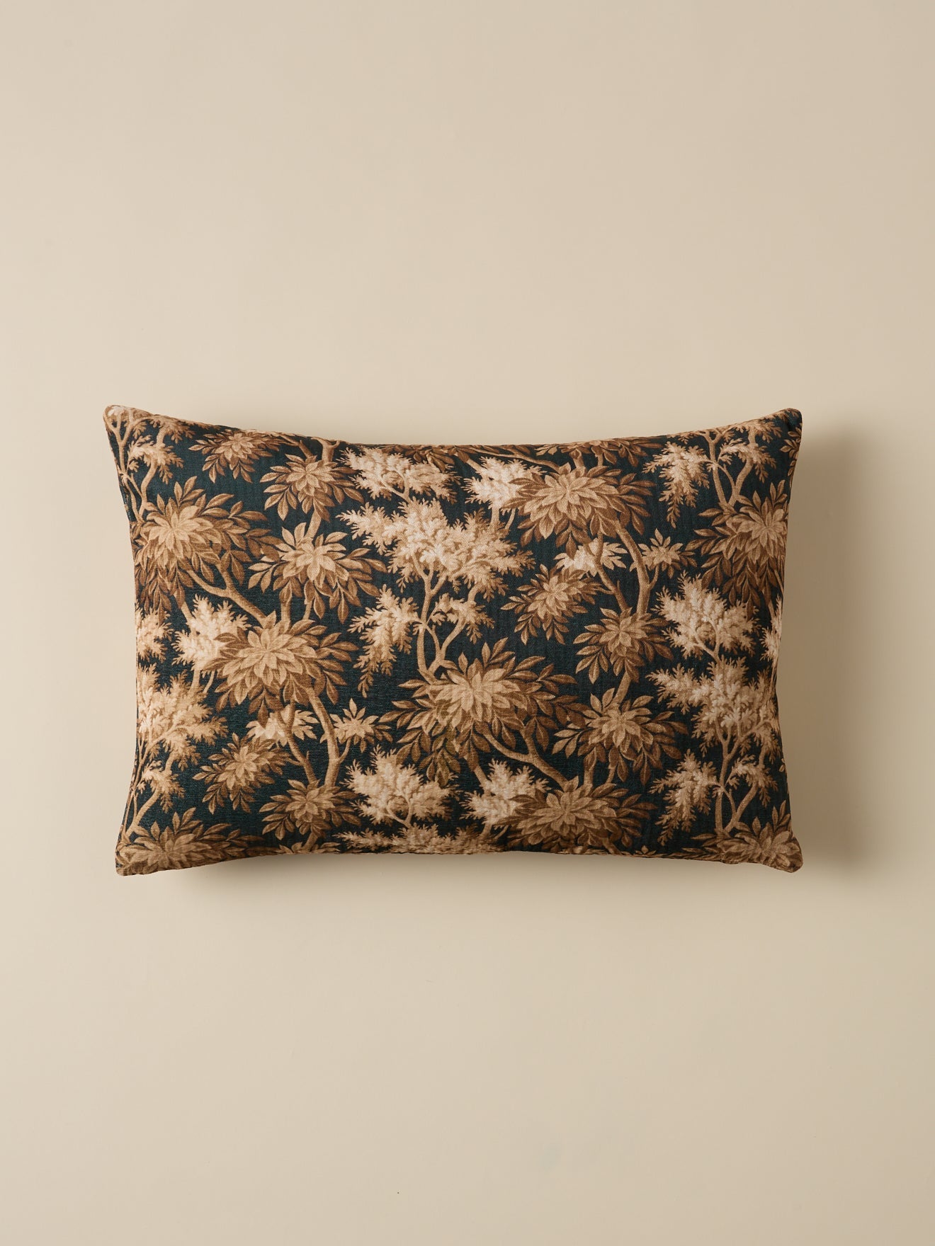 Housse de coussin imprimée en coton – 30 × 50 cm, motif floral – vue 6