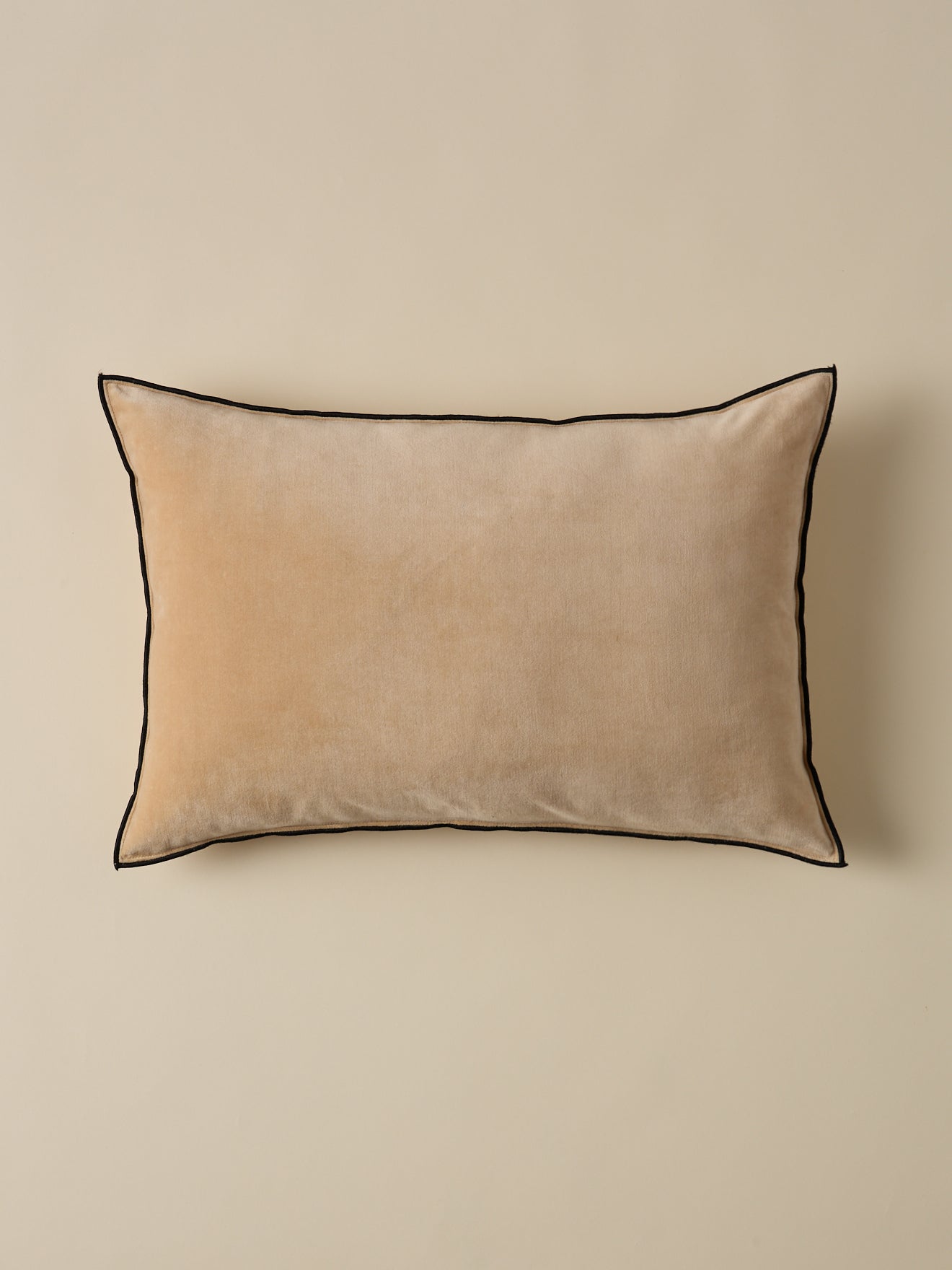 Housse de coussin en velours – écru, écru – vue 1