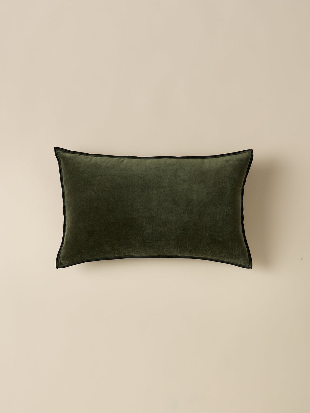 Housse de coussin en velours – vert, vert – vue 2