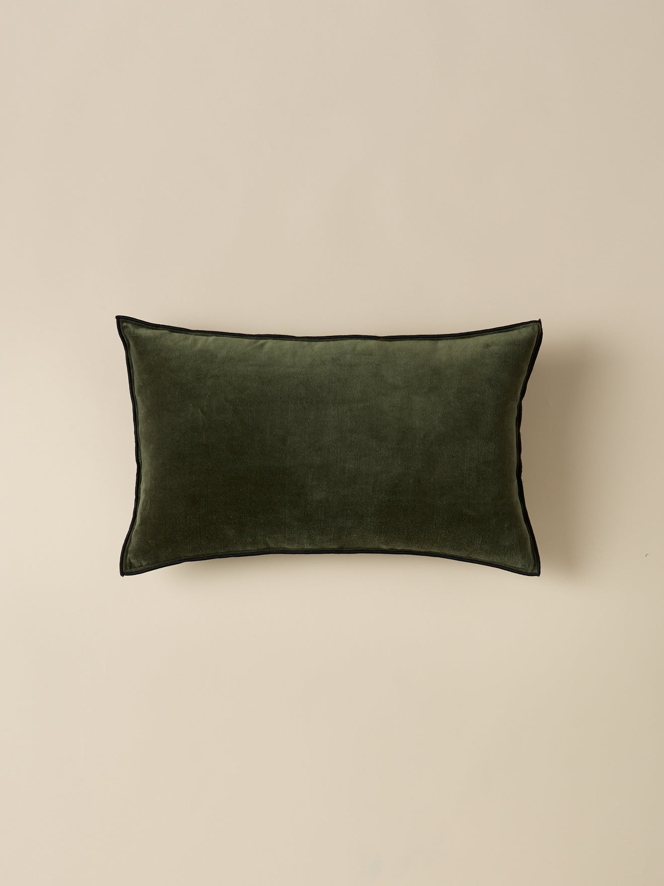 Housse de coussin en velours – vert, vert – vue 2