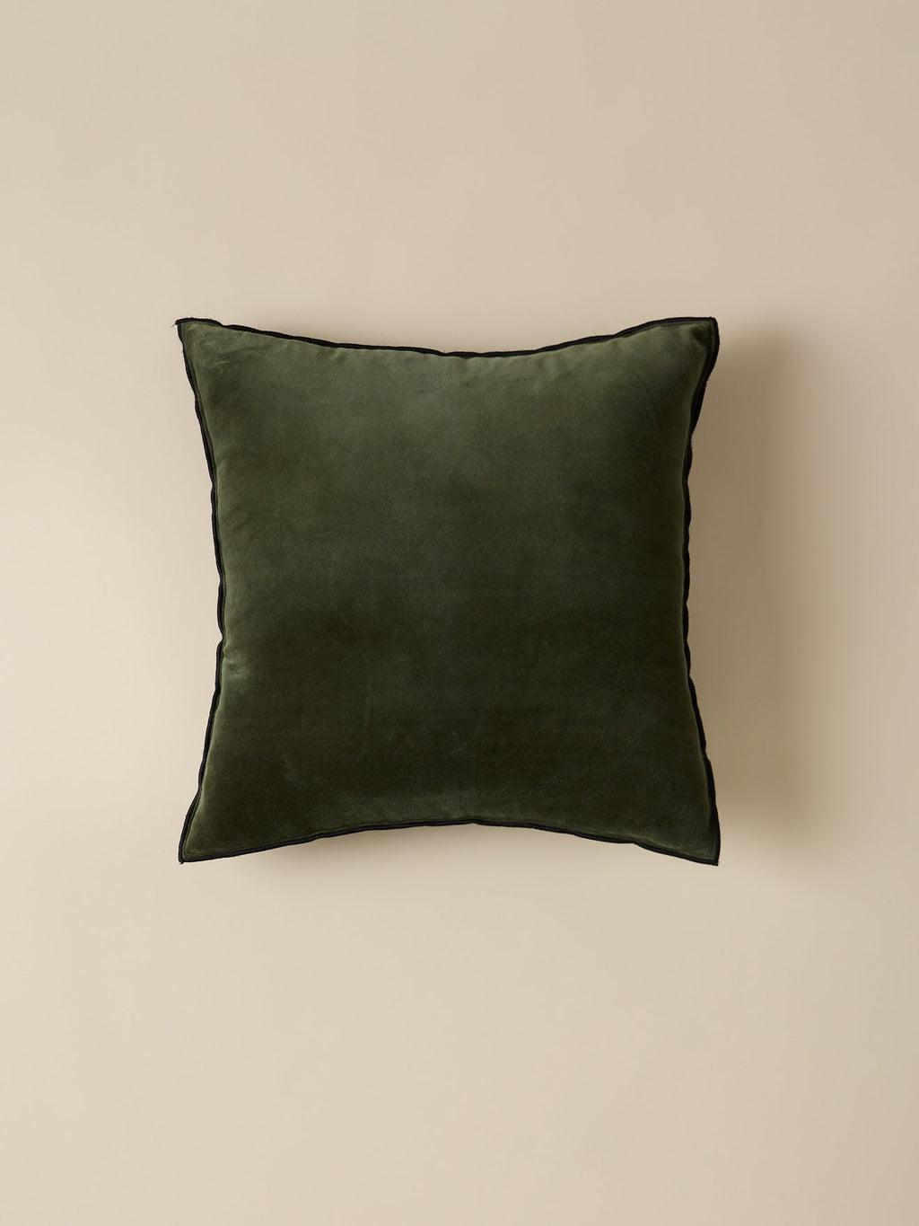 Housse de coussin en velours – vert, vert – vue 3