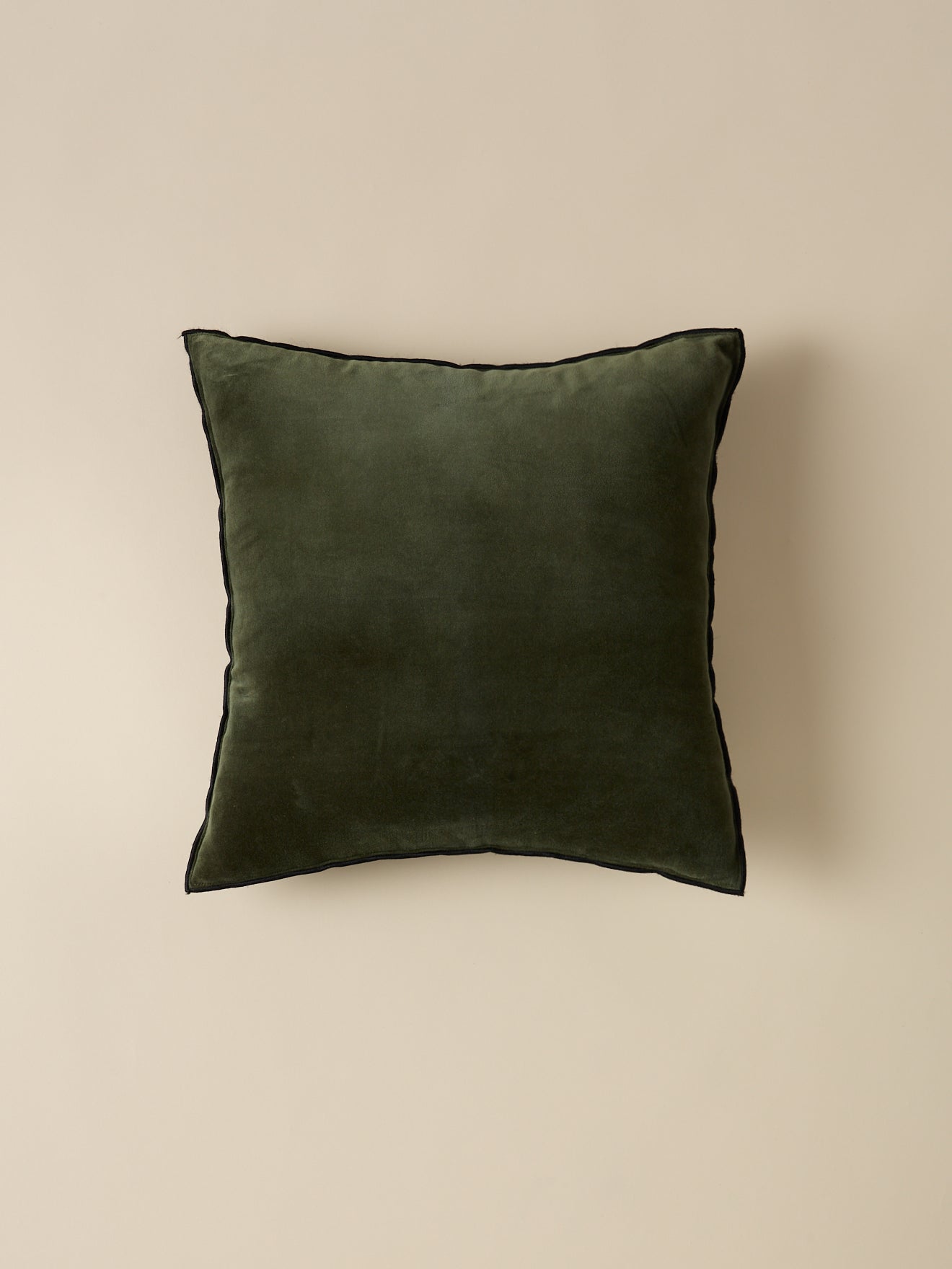 Housse de coussin en velours – vert, vert – vue 3