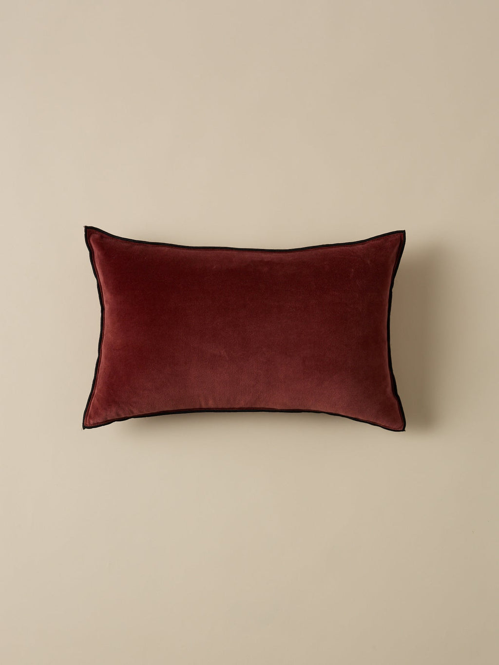 Housse de coussin en velours – châtaigne, châtaigne – vue 2