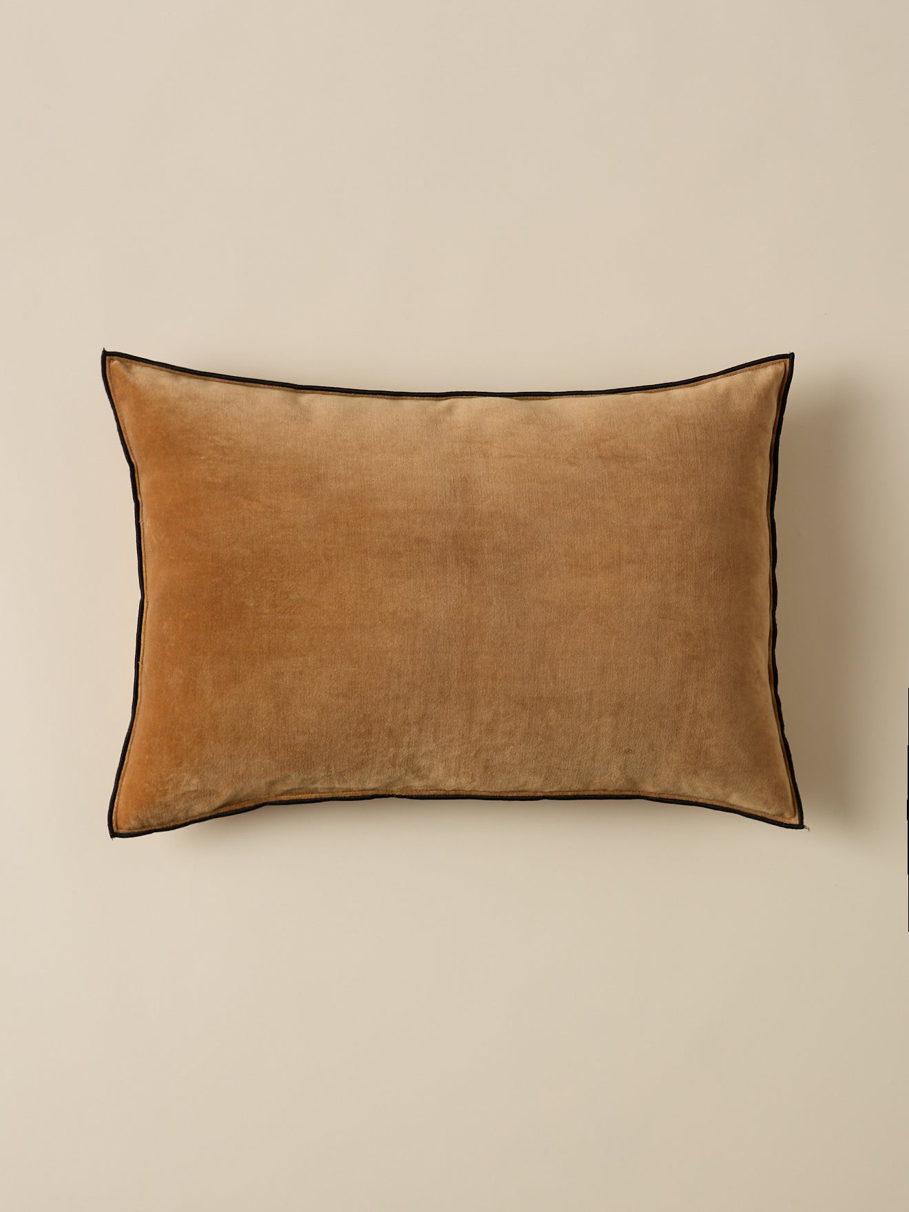 Housse de coussin en velours – camel, camel – vue 1