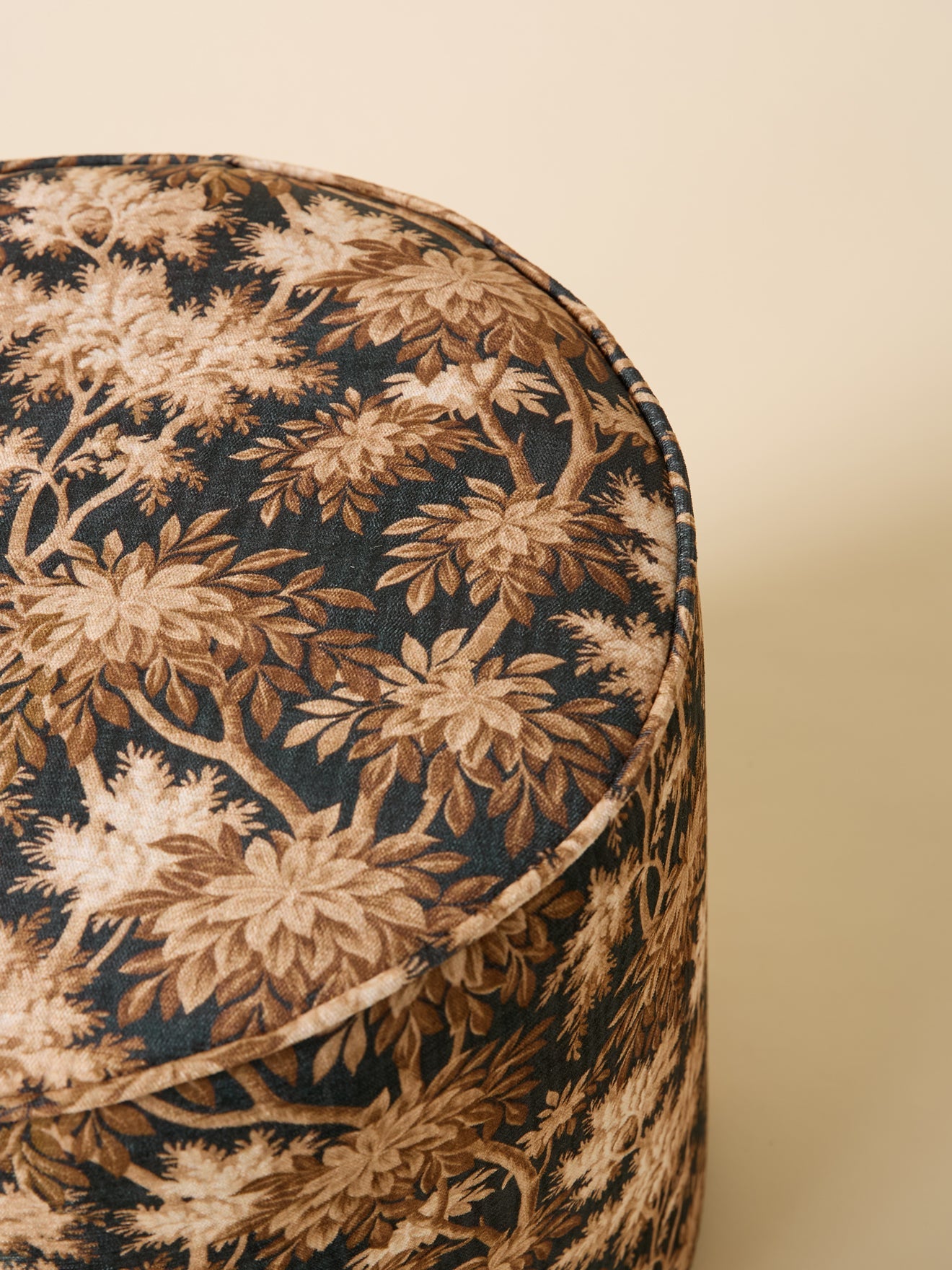 Pouf tapissier à motif floral, motif floral – vue 3