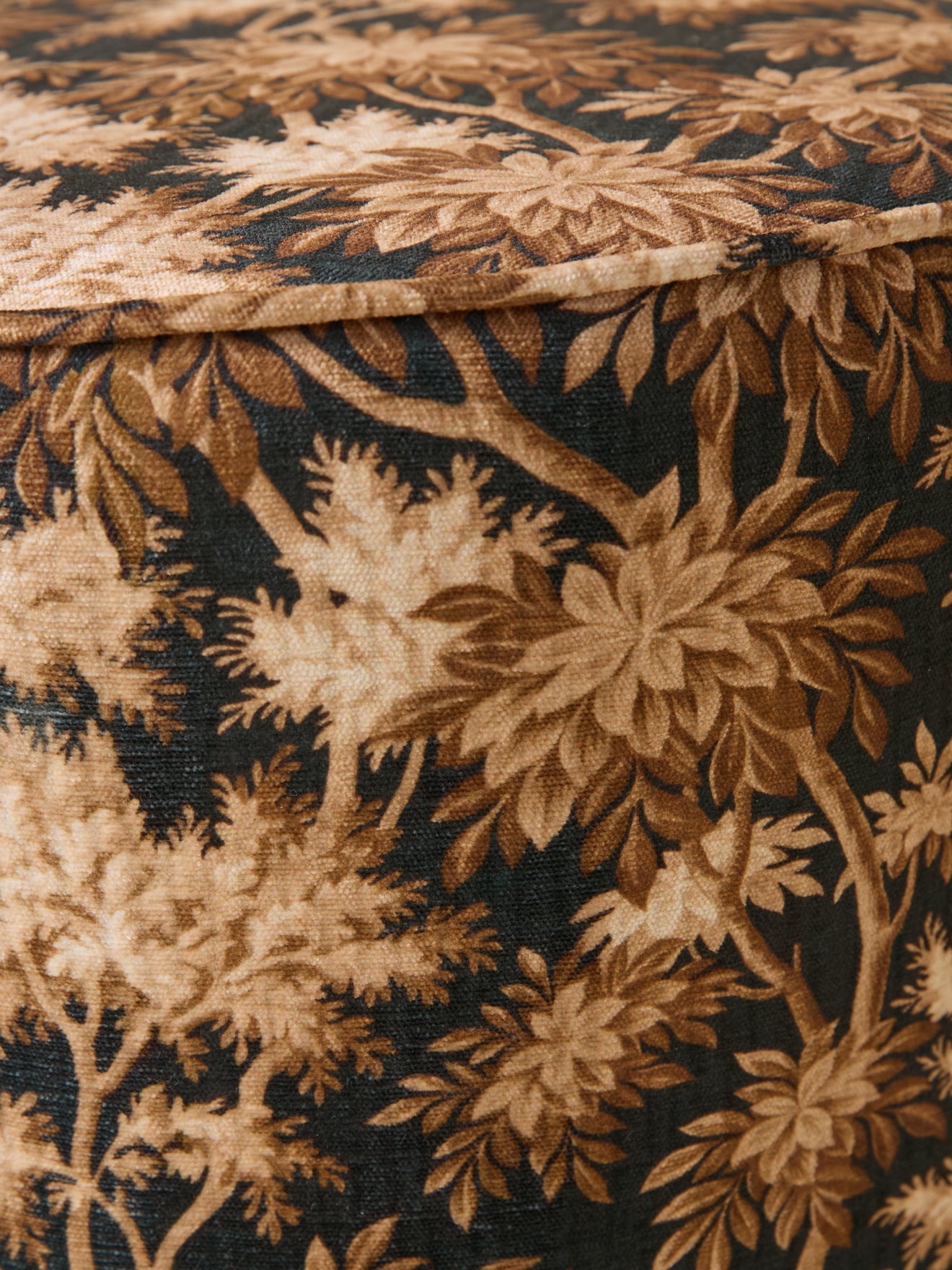 Pouf tapissier à motif floral, motif floral – vue 4