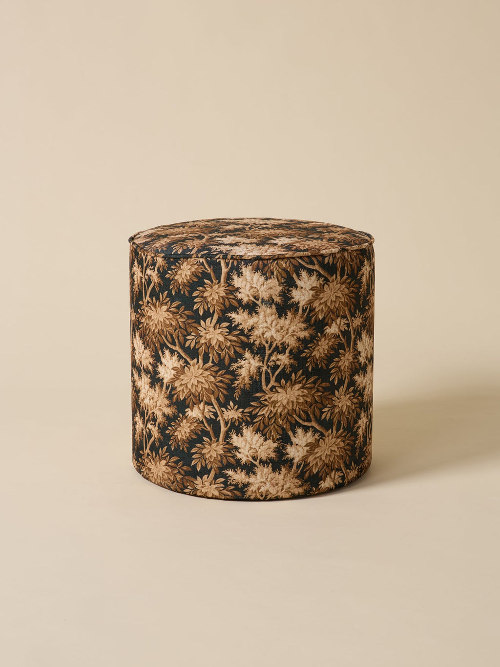 Pouf tapissier à motif floral, motif floral – vue 1