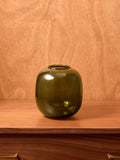 Vase cylindrique en verre – vert, vert – vue 1