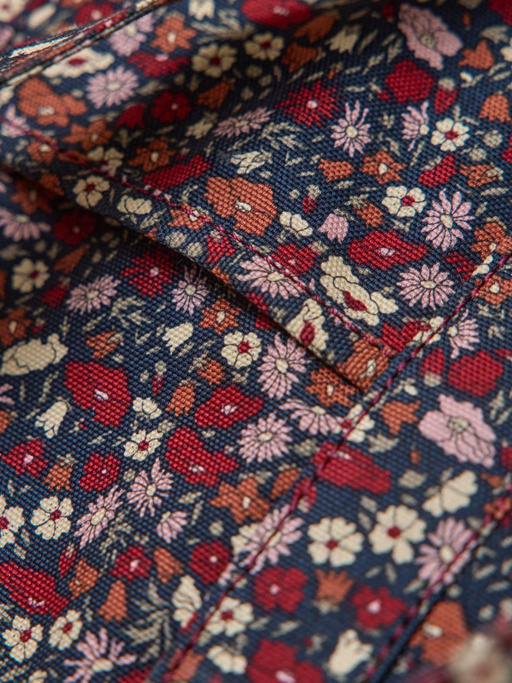 Sac cabas à motif floral – grand format, motif floral sombre – vue 6